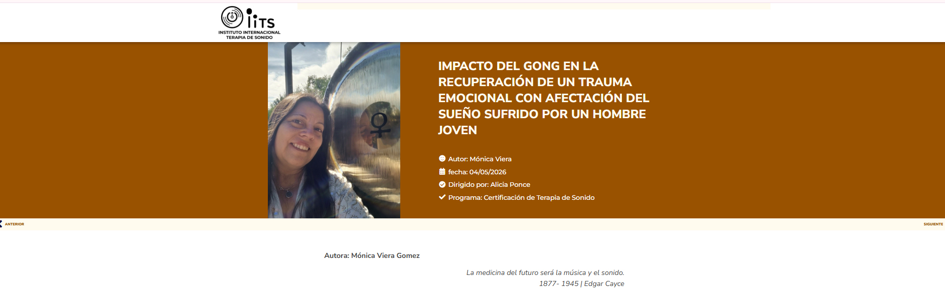El poder del Gong en la recuperación emocional
